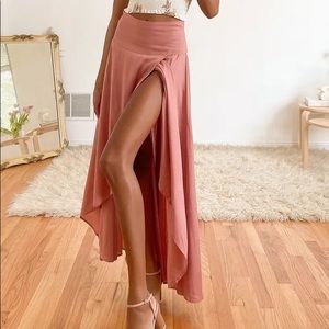 Lulus O’Neill Ambrioso High Low skirt